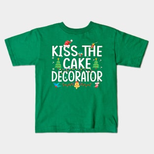 Kiss the cake decorator - a cake decorator design Kids T-Shirt